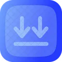 Download Twice Square Ui Icons Arrow Icons Icon