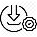 Downloaded Loading Arrow Icon