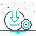 Downloaded Loading Arrow Icon