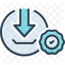 Downloaded Loading Arrow Icon