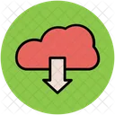 Downloading Cloud Download Icon