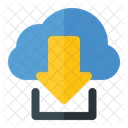 Downloading Data From Cloud Download Data From Cloud Download Data Icon