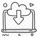 Downloading Data  Icon