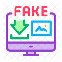 Downloading Fake Image Icon