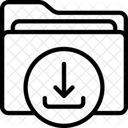 다운로드 폴더  아이콘