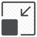 Downsize  Icon