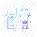 Downstream Transactions Downstream Intercompany Icon