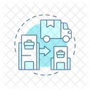 Downstream Transactions Downstream Intercompany Icon