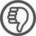 Downvote Down Dislike Icon