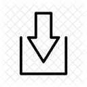 Downward Arrow Ui Web Icon