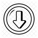 Downward Arrow  Icon