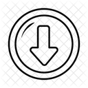 Downward Arrow  Icon