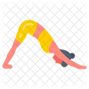 Downward Pose Down Facing Inverted Pose Icon