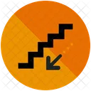 Downwards stairs  Icon