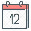 Calendario Data Dia Ícone