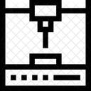 Drucker Wechselstrom Audiobuchse Symbol