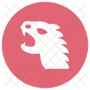 Drache Tier Clown Symbol