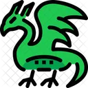 Drache Monster Tier Symbol