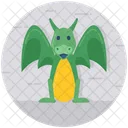 Drache Tier Kreatur Symbol