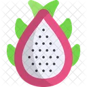 Drachenfrucht Pitaya Tropisch Symbol