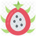 Drachenfrucht Essen Essen Symbol