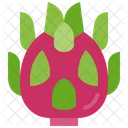 Drachenfrucht Obst Exotisch Symbol