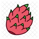 Drachenfrucht Obst Frisch Symbol