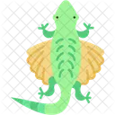 Draco Lizard Reptile Animal Icon