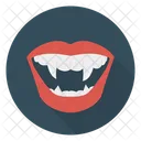 Dracula Teeth Monster Icon