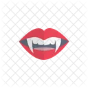 Dracula Teeth Face Icon