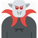 Dracula Fangs Halloween Icon