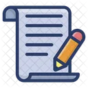 Draft Writing Content Icon
