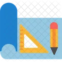 Draft Tools Architecture Sketch Icon