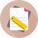 Drafting Drawing Scale Icon