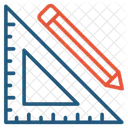 Drafting Tool Set Square Degree Square Icon