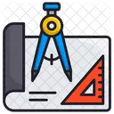 Construction Drawing Tool Icon