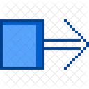 Drag Side Pixel Art Icon