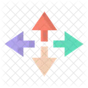 Drag arrow icon  Icon