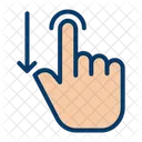 Drag Down  Icon