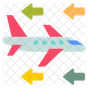 Drag Force Plane Jet Icon