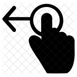 Drag to left Icon