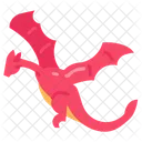 Dragao Besta Lagarto Voador Icon