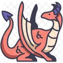 Medieval Dragon Fantasy Icon