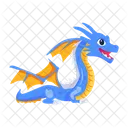 Vector De Dragon Criatura Mitica Criatura Legendaria Icono