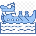 Dragon Boat Festival Racing Tradition Icon