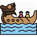 Dragon Boat Festival Racing Tradition Icon