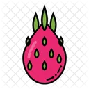 Dragon Fruit Melon Fruit Icon