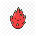Dragon Fruit Apple Lemon Icon