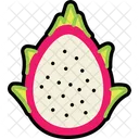 Dragon Fruit Cut  Icon