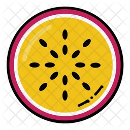 Dragon Fruit Slice  Icon